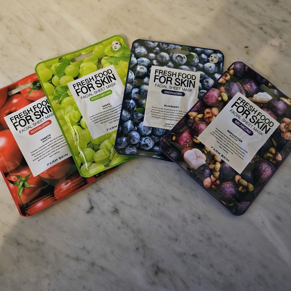 Fresh Food Facial Sheet Mask Set of 4